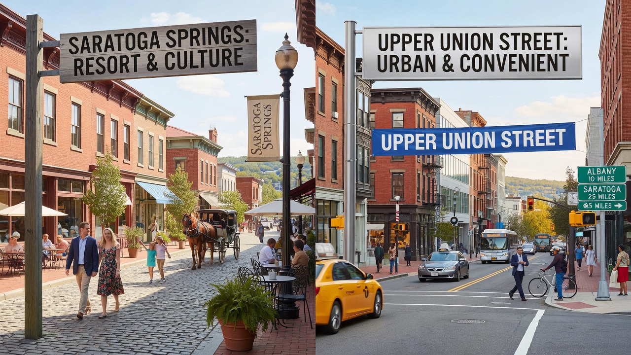 Saratoga Springs or Upper Union Street: Where to Stay for an Albany Trip