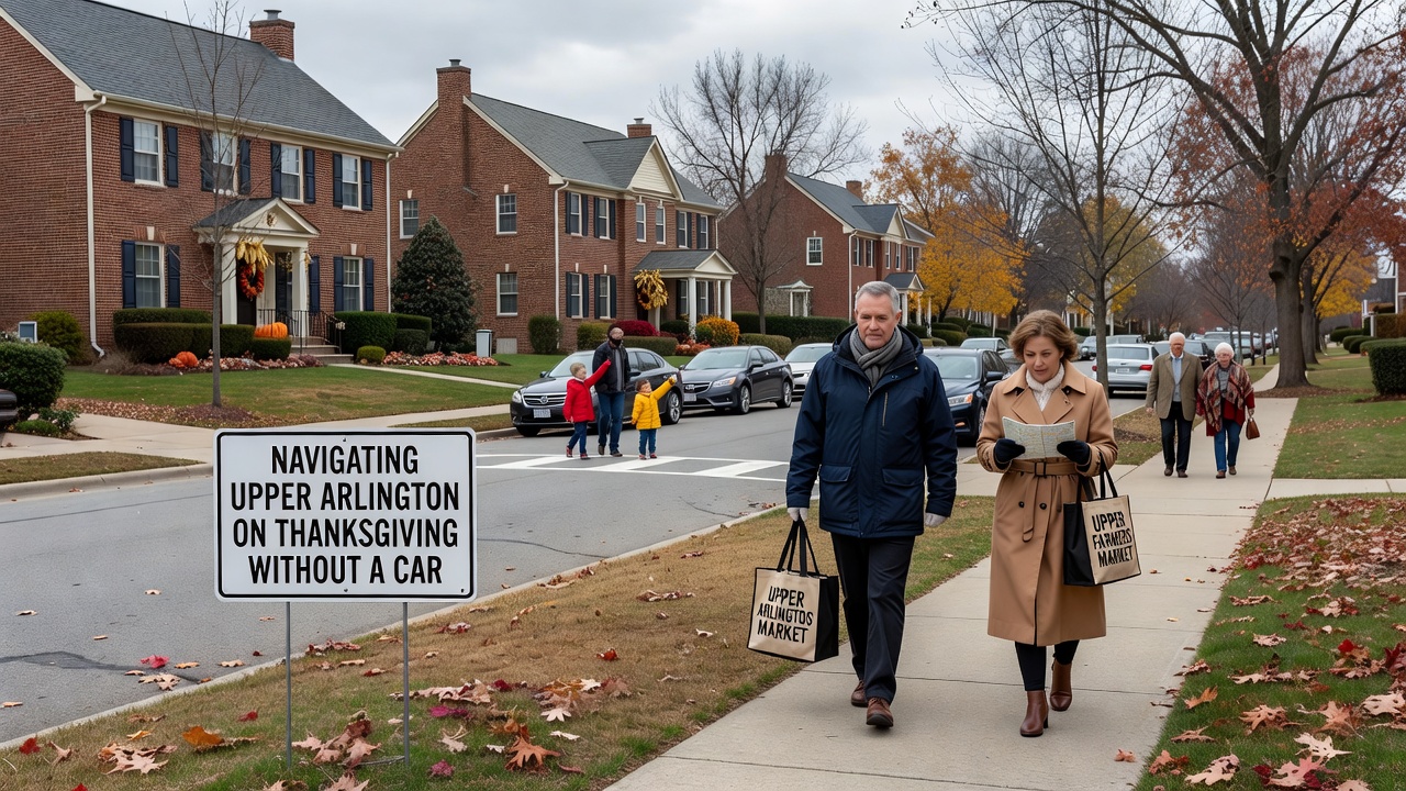 Navigating Upper Arlington on Thanksgiving Without a Car
