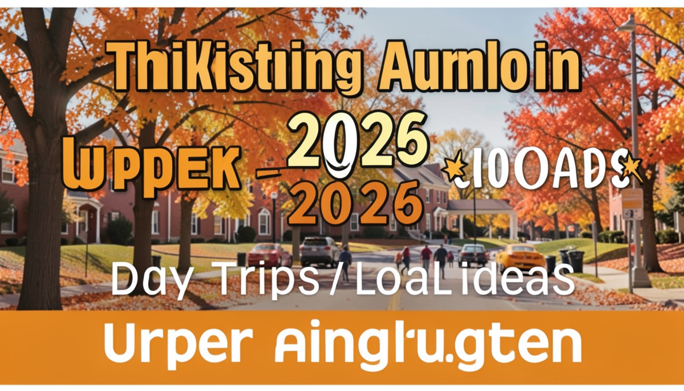 Thanksgiving 2026 in Upper Arlington: Day Trips and Local Ideas