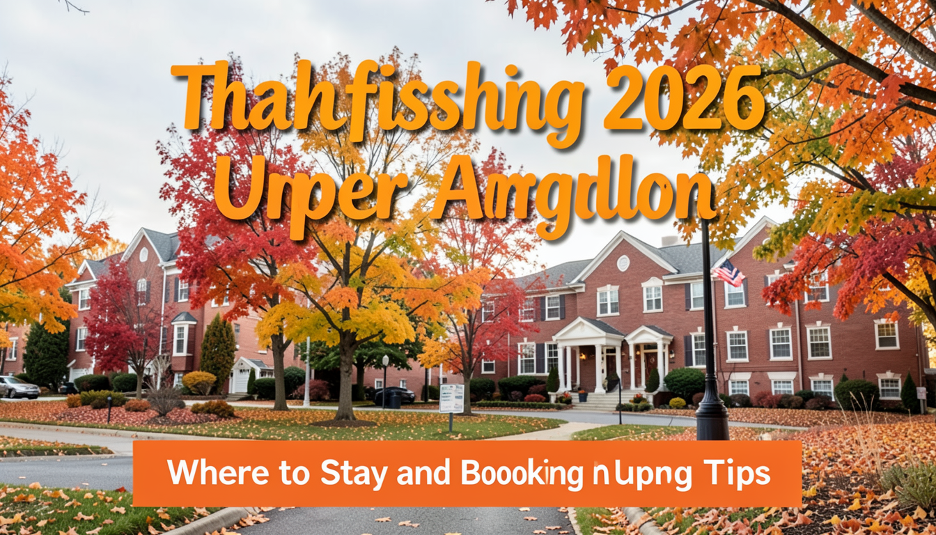 Thanksgiving 2026 in Upper Arlington: Where to Stay and Booking Tips