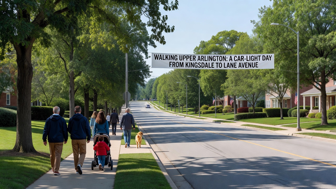 Walking Upper Arlington: A Car-Light Day from Kingsdale to Lane Avenue