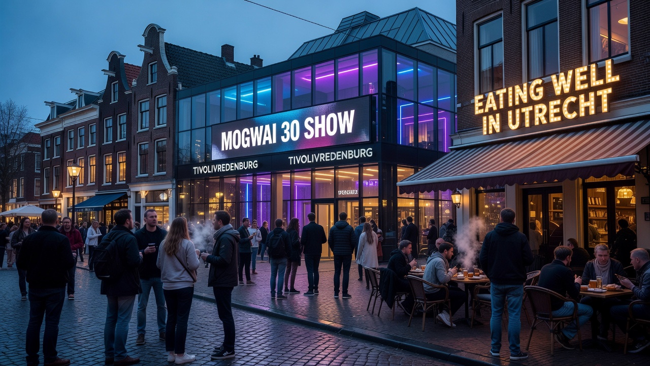 Eating Well in Utrecht Around the Mogwai 30 Show at TivoliVredenburg