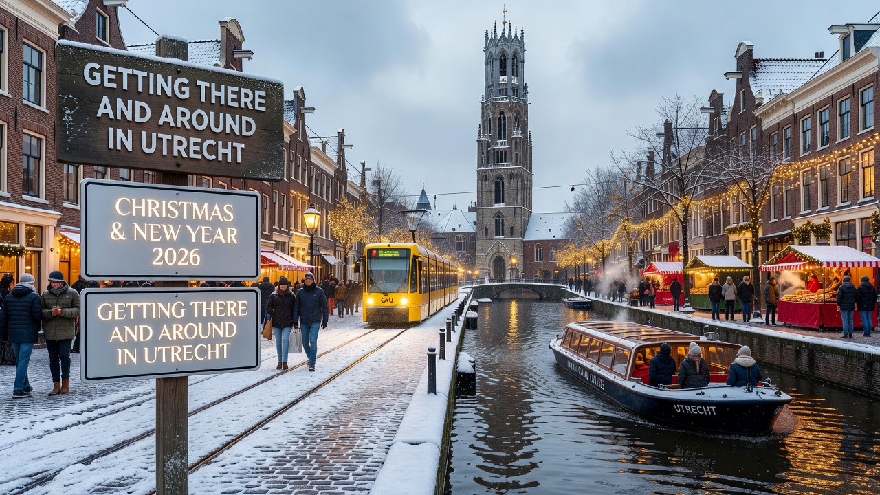 Utrecht at Christmas and New Year 2026: Getting There and Around