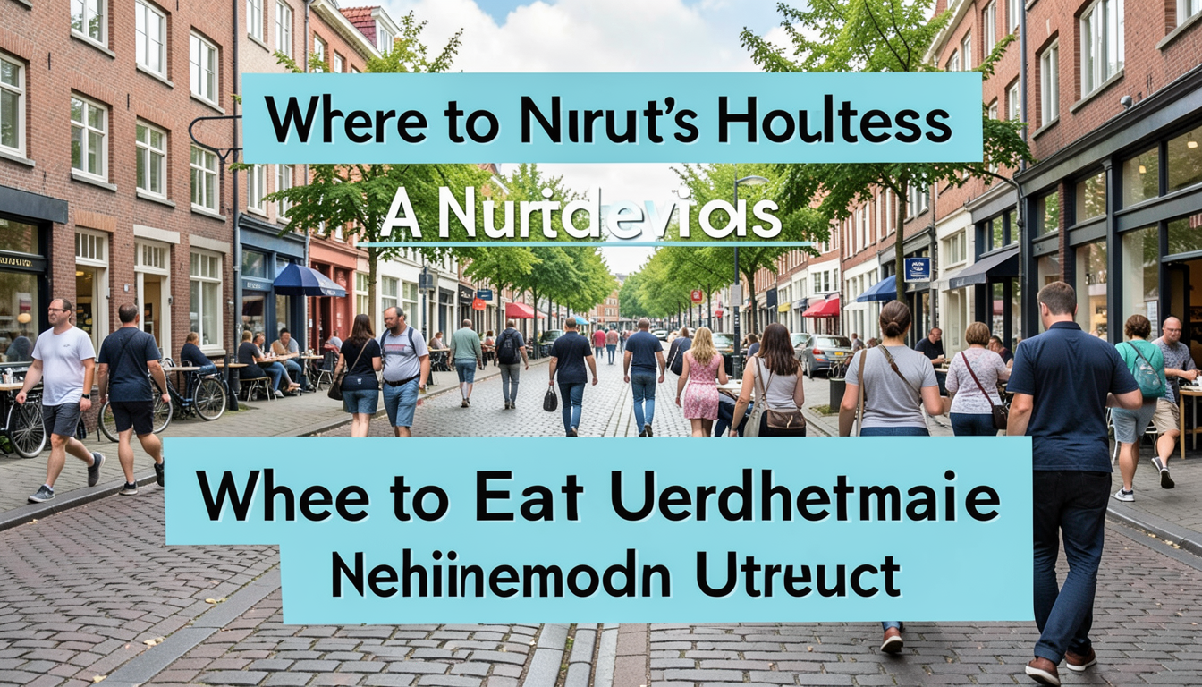 Where to Eat Near Utrecht's Hotels: A Neighbourhood Guide
