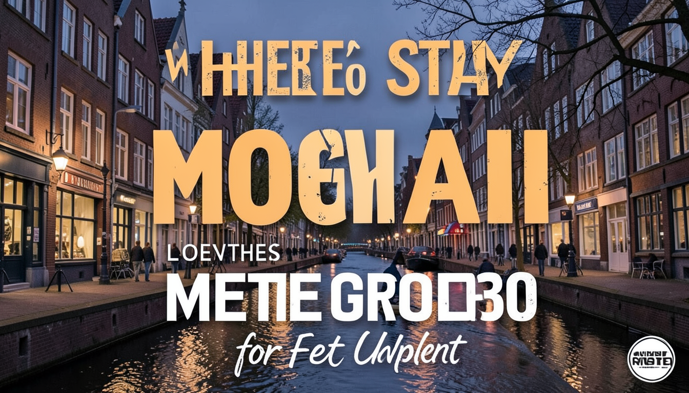 Where to Stay for the Mogwai 30 Concert in Utrecht